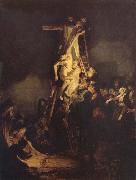 REMBRANDT Harmenszoon van Rijn The Descent from the Cross oil